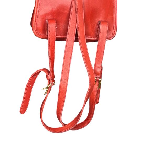 Rare Red COACH Vintage Daypack Backpack 9960 - Picture 6 of 14